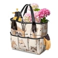 thumbnail image 1 of Garden Tool Bag,Shiba Inu Garden Tool Organizer,Garden Gifts,Waterproof Multi-Pocket Garden Tool Storage 11.8x5.5x11.4 Inch(Tools NOT Included), 1 of 6
