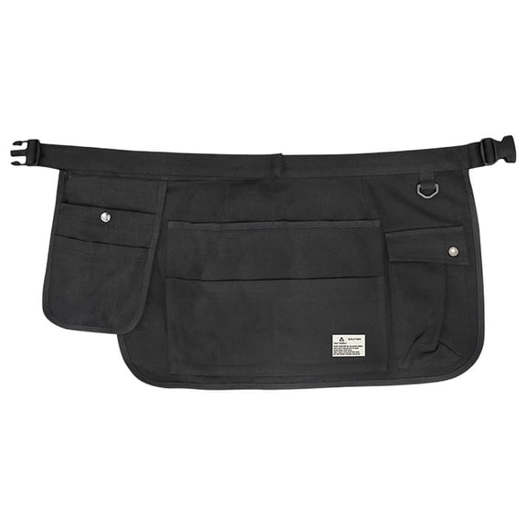 Garden Tool Belt with 9 Pockets Short Waist Apron Waiter Half Tool Apron For Home Restaurant Bistro Woodworking Apron