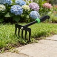 thumbnail image 1 of Garden Tool,Heavy Duty Carbon Steel Trowel, Transplanter, Hand Rake,Bend-Proof Design Heavy Duty Gardening Tools Durable, Ergonomic Garden Tools Set, 1 of 6