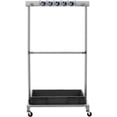 thumbnail image 1 of Garden Tool Organizer, Slots with Hooks, Yard Tool Tower Rack with Wheels for Garage Organization and Storage, Hold Long-Handled Tool, Metal Tool Stand Holder, 1 of 3