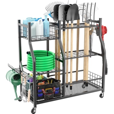 Garden Tool Organizer For Garage, Garden Tool Rack, Yard