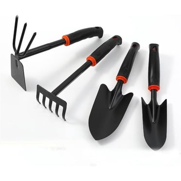 Garden Hand Trowel & Cultivator Set - Heavy Duty Aluminum With Ergonomic Rubber Grip
