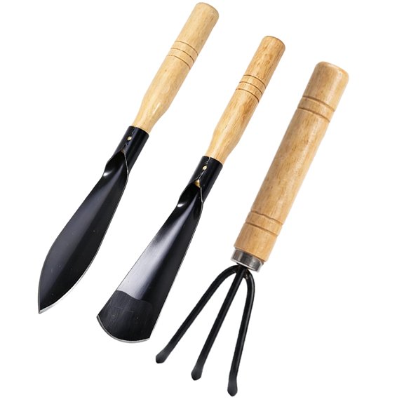 Garden Tool Set, Garden Trowel, Hand Shovel for Gardening Digging and Hand Rake Cultivator, for Digging, Planting, Weeding, Ergonomic Gardening Hand Tools with Non-Slip Grip