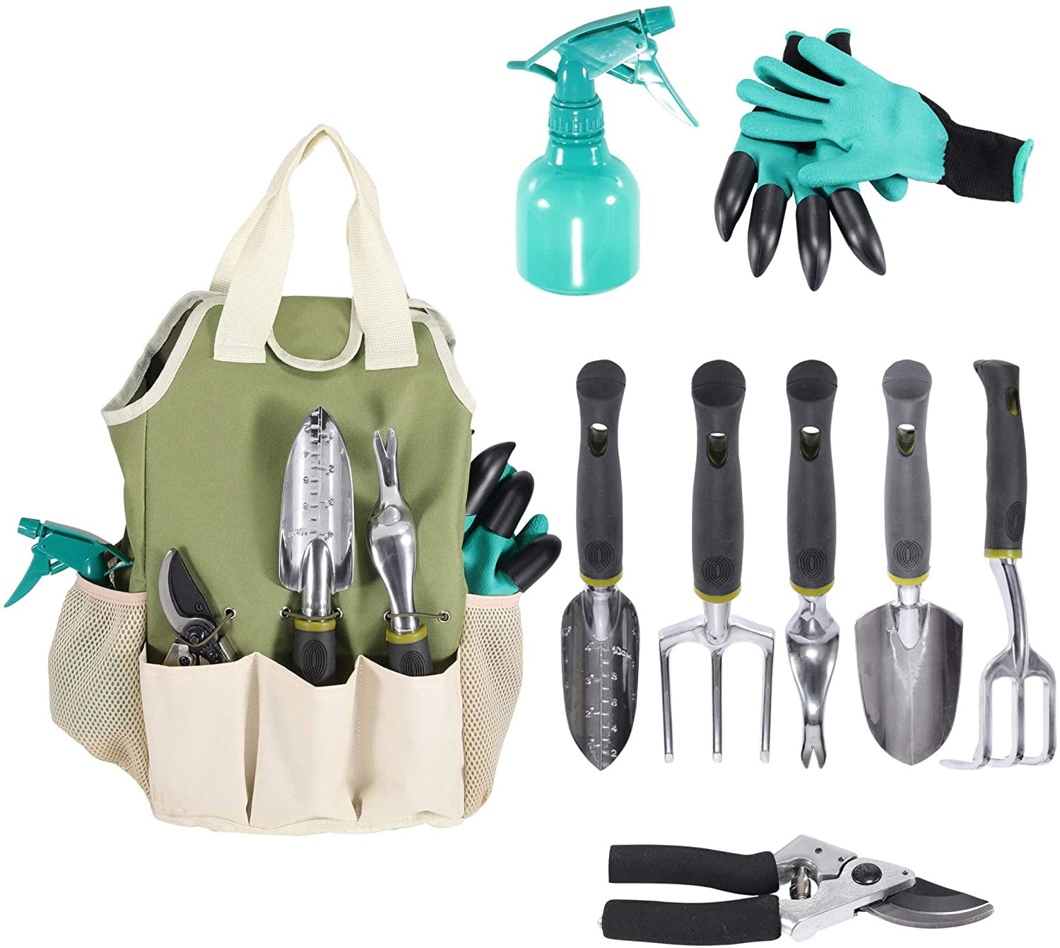 Garden Tool Set Garden Tools Organizer Tote Gardening Gloves