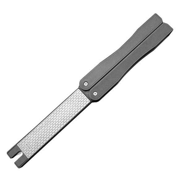 Garden Tool Sharpener Folding PocketD1am0ndKnife Sharpener 400/600 Grit Double-Sided Pruners Stone or Sharpening Stone