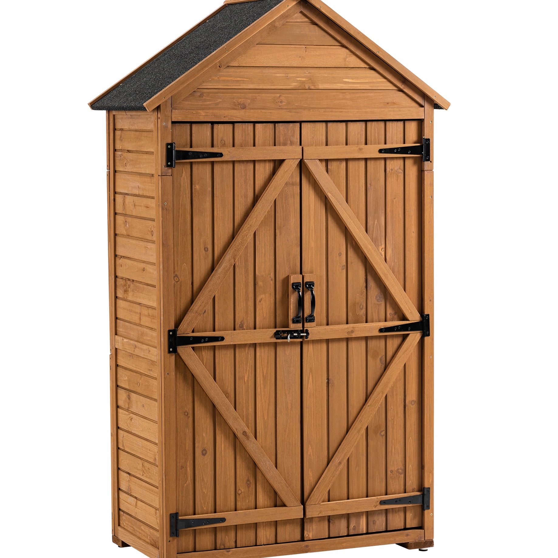 Garden Tool Shed With Waterproof Roof And Ample Storage Space Wooden ...