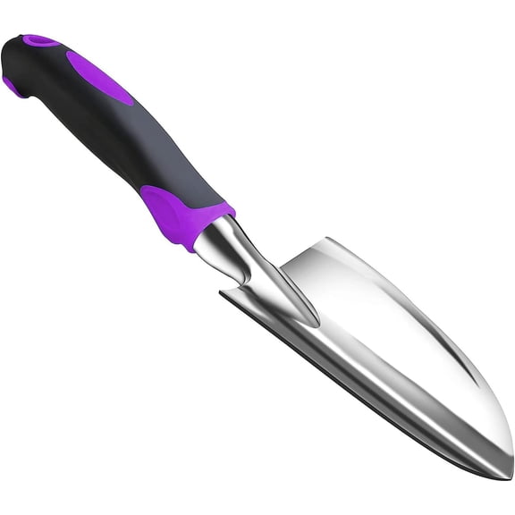 Garden Tool Shovel for Digging Gardening Trowel for Lawn Planting Alloy Spade Plastic Handle Anti Slippery