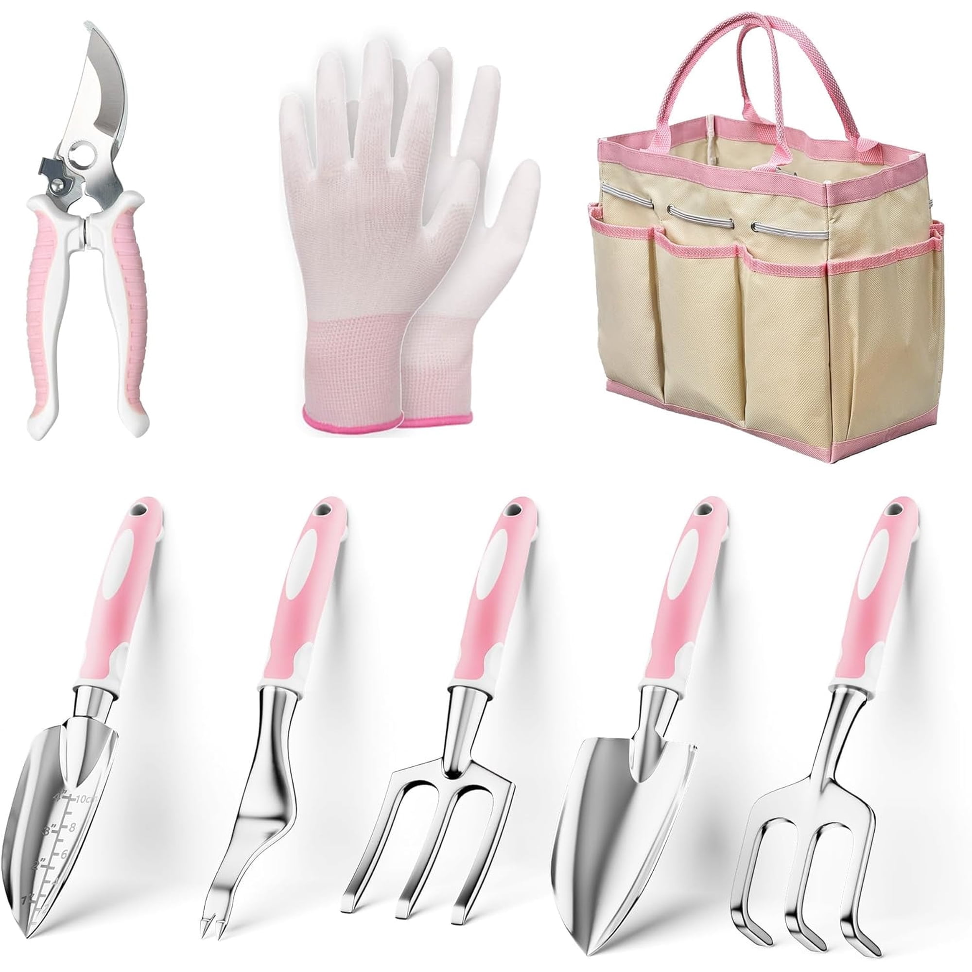 8 Piece Gardening Tools with Bag