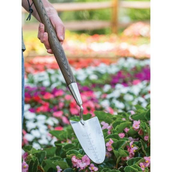 Garden Tools - Burpee Stainless Steel Long Handle Trowel