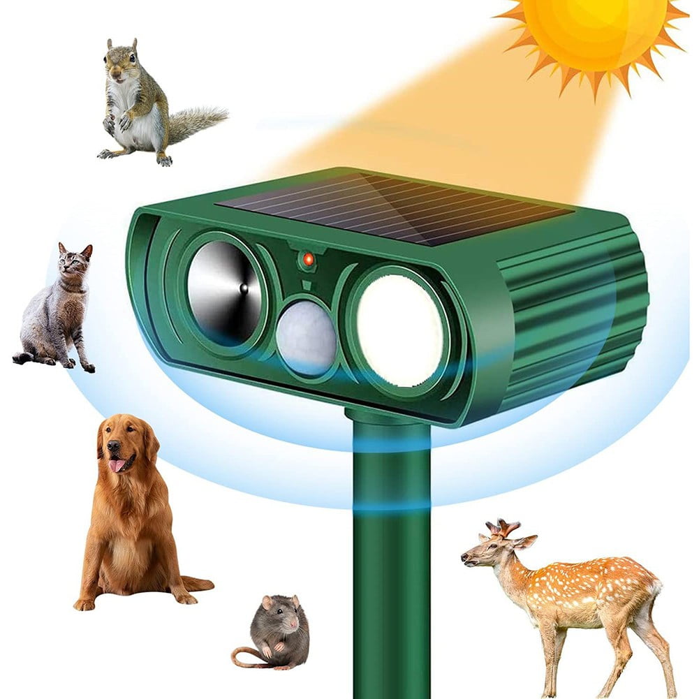 Garden Tools Gardening Tools Sound And Light Animal Repellent Artifact Solar Animal Repellent Instrument B2627