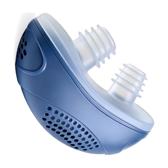Garden Tools Nasal Dual Vortex Sleep Aid Device for Snoring Relief ABS Silicone Nasal Insert Anti Snoring Device with Built in Battery Gentle Airflow for Better Sleep