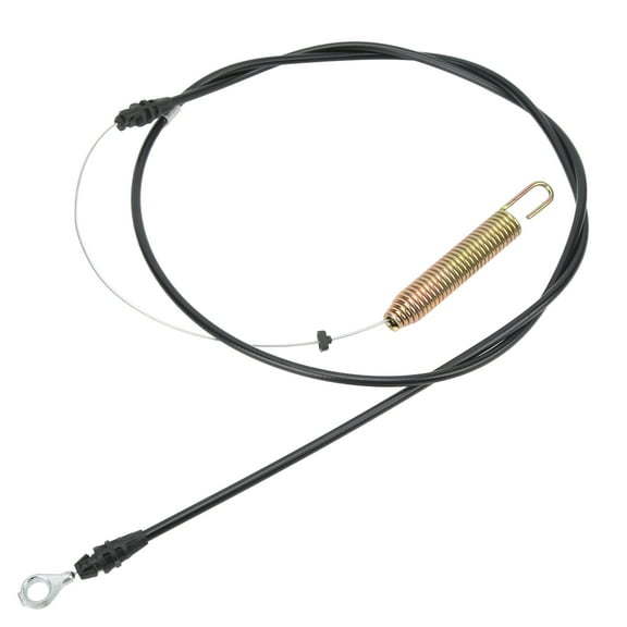 Precision Lawn Mower Clutch Control, Professional Blade Engagement Cable for Enhanced Garden Tractors, John Deere Compatibility Ensured for 100 & 300 Series, Spring & Eyelet