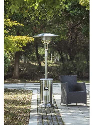 Garden Treasures Patio Heater, Stainless Steel, Liquid Propane