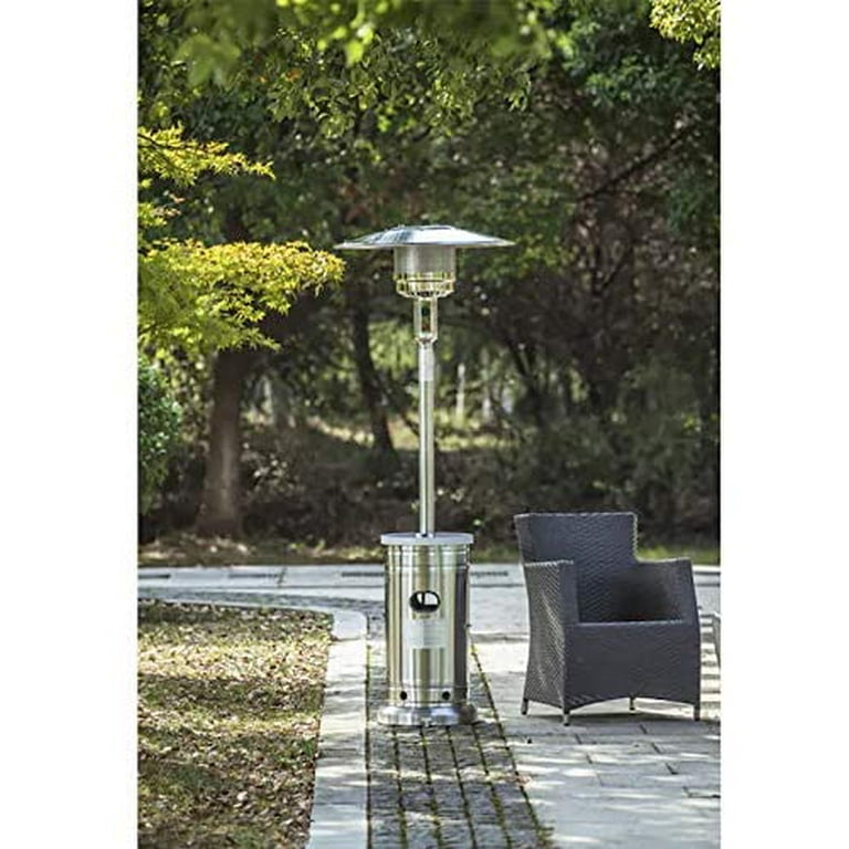 Garden Treasures Patio Heater, Stainless Steel, Liquid Propane