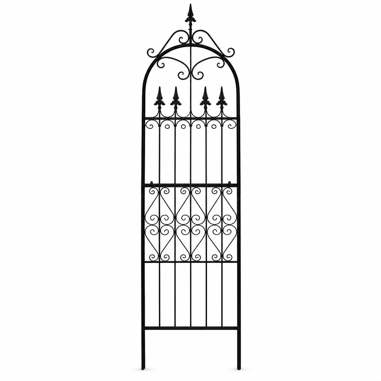 Garden Trellis, Cupid Arrow Decorative Iron Plant Support, 86