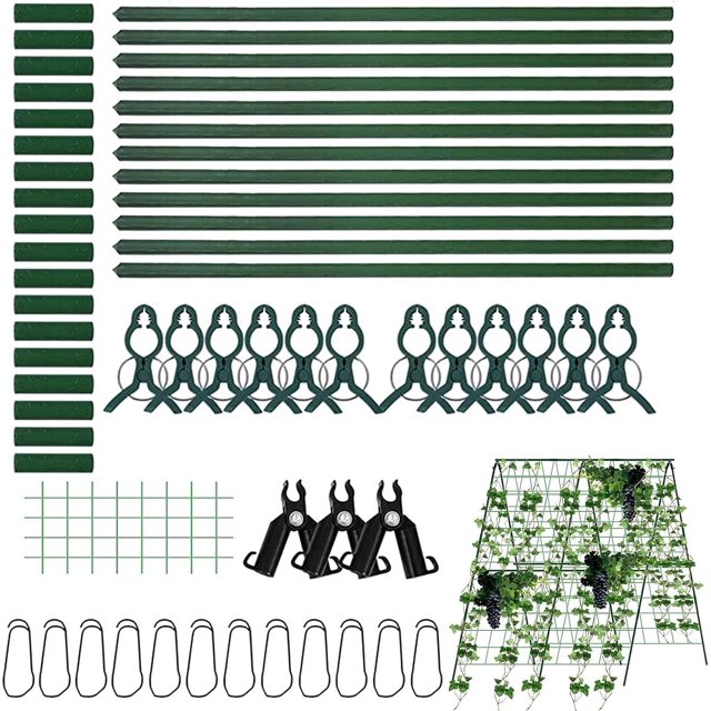 Garden Trellis For Cucumbers, 48 Inch AFrame Trellis For Vegetables
