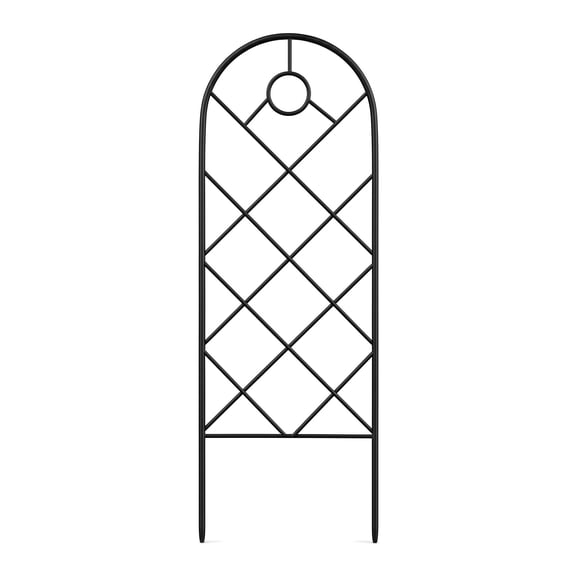 Garden Trellis for Climbing Plants, Rustproof Metal Plant Support for Potted Vines & Roses