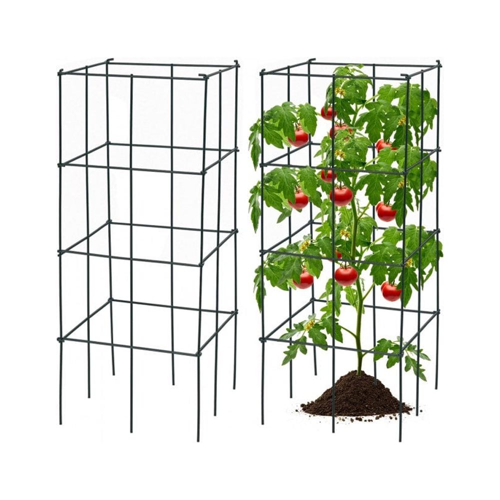 Garden Trellis for Climbing Plants for Flower Vegetable 4 Pack Iron