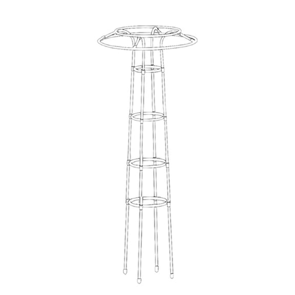 Garden Trellises for Climbing Plant Outdoor Mushroom Top Trellises for Climbing Plant Plant Trellises for Potted