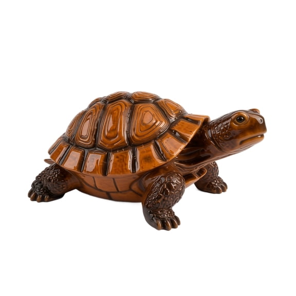 Garden Turtle Statue, Resin Tortoise Sculpture for Outdoor Pond and Lawn, Weather Resistant Animal Ornament for Landscape Decor