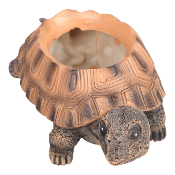 Garden Turtles Planter Resin Cartoon Succulents Flower Pots for Indoor Outdoor Decoration Slip Resistant Base