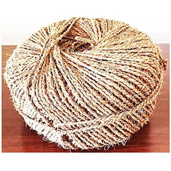 Garden Twine Made Out of 100% Natural Coconut Fiber,Weight per Spool is 7 Lbs, and The Length is About 1100 Feet$$Garden & Patio