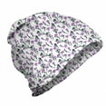 thumbnail image 1 of Garden Unisex Beanie, Wildflowers Rural Pattern, Hiking Outdoors, Violet and Dark Green, by Ambesonne, 1 of 1