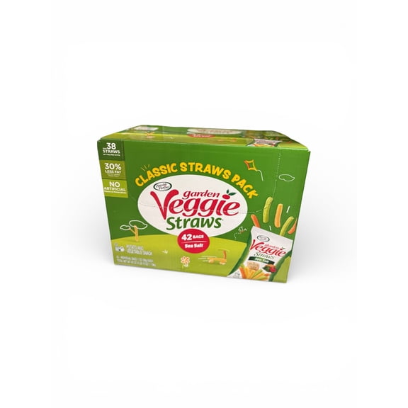 Garden Veggie Straws Classic Sea Salt Variety Pack 42 Bags
