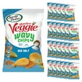 thumbnail image 1 of Garden Veggie Wavy Chips, Sea Salt, Snack Size, 1 Oz (Pack of 24), 1 of 5