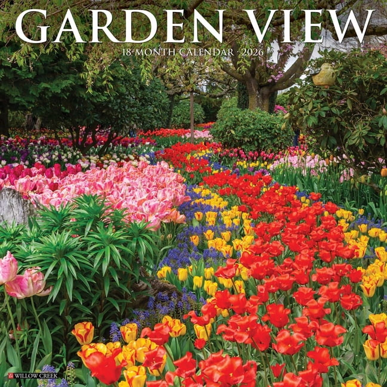 Garden View 2026 Wall Calendar, (Paperback)