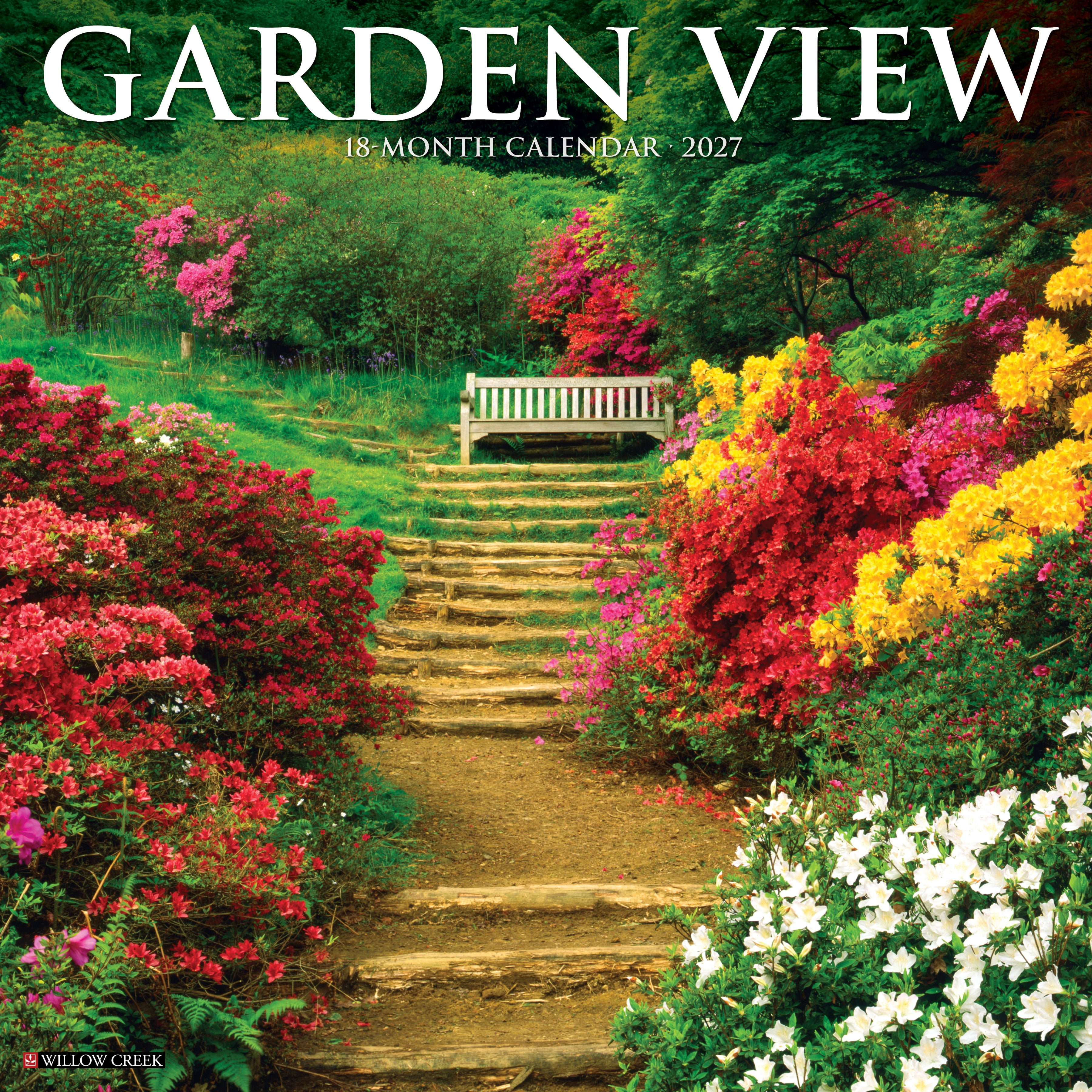 Willow Creek Press, Garden View 2027 Wall Calendar