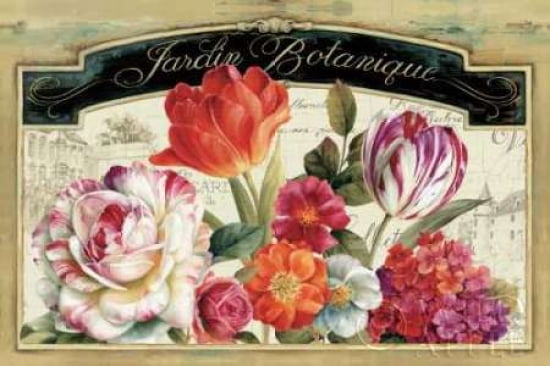 Garden View I Canvas Art - Lisa Audit (24 x 36)