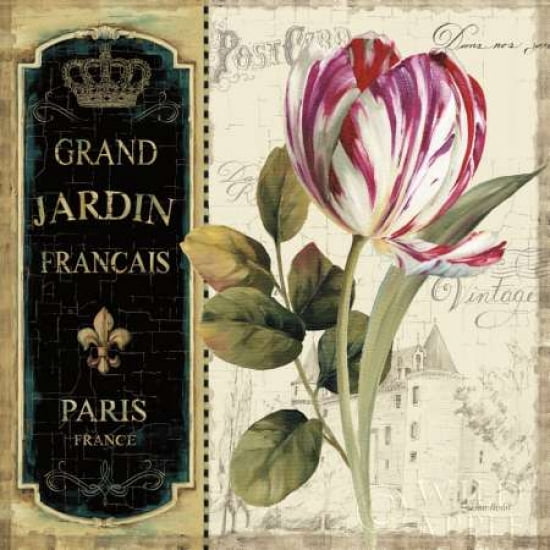 Garden View II Canvas Art - Lisa Audit (24 x 24)