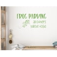 thumbnail image 1 of Garden Vinyl Art Decals Frog Parking Others Toad Funny Wall Stickers 23x12-Inch Lime Green, 1 of 2