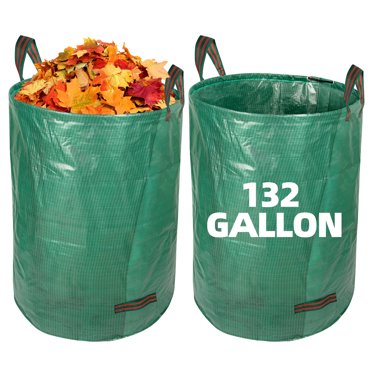Aazon.co: Heavy Duty Reusable Leaf &ap; Lawn Bags – Extra Large 132