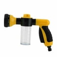 thumbnail image 1 of Garden Water Hose Foam Sprayer Nozzle Soap Dispenser Car Washing 8 Mode, 1 of 12