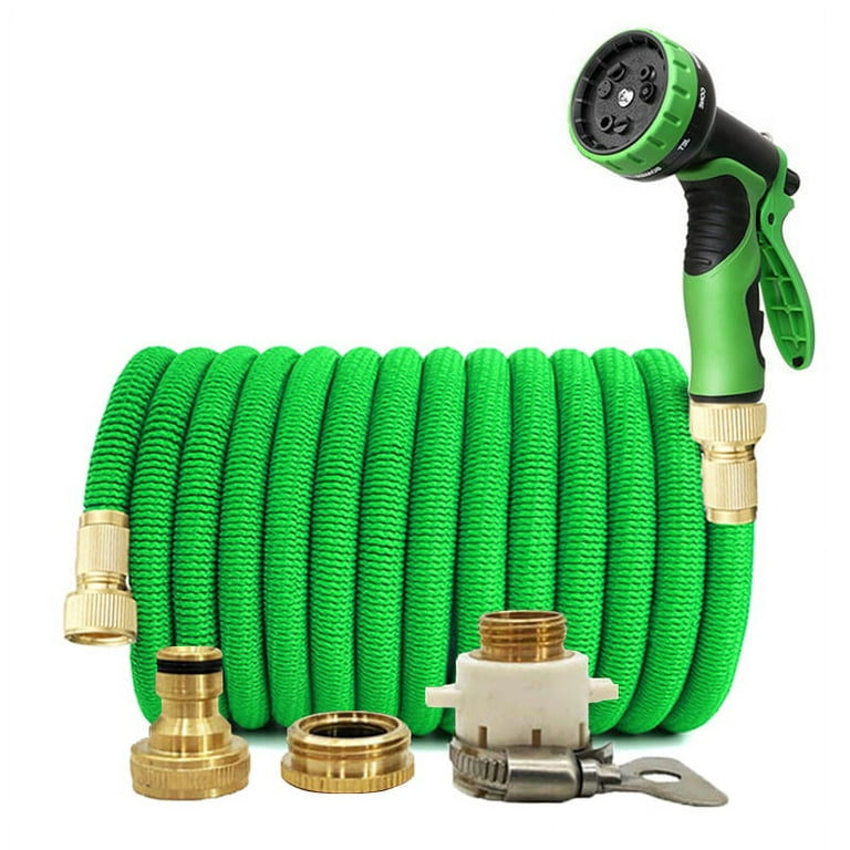Garden Water Hose Magic Hose Expandable Double Metal Connector High  Pressure Pvc Reel Magic Water Pipes for Garden Farm Irrigation Car Wash 