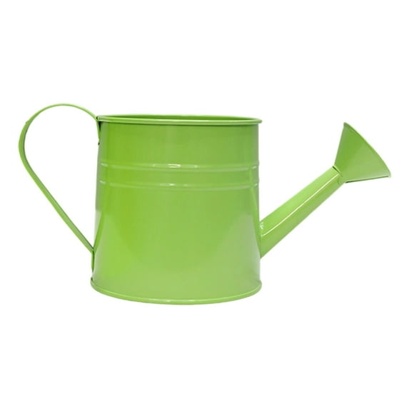 Garden Watering Can, Indoor Outdoor Plant Watering tool, Vintage Iron Flower Pot with Floral Decor, 1.5L Capacity, Ergonomic Handle, Durable Metal Construction
