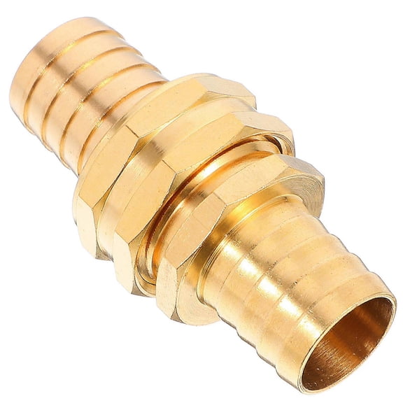 Garden Watering Connector Hose Fitting For Garden Irrigation Systems Golden 6.00X2.60X2.60CM Quick Connect 1Pack