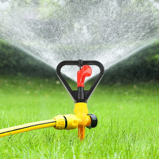 Garden Watering Sprinkler,Lawn Sprinkler,360 Degree Rotating Lawn Sprinkler Large Area Coverage