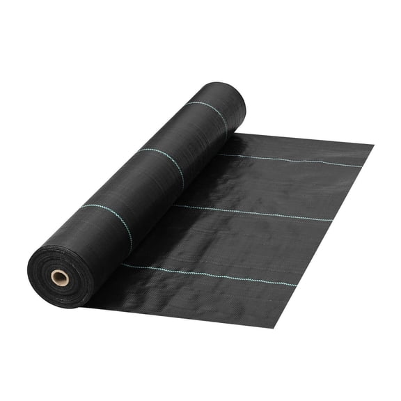 Garden Weed Barrier Fabric 4ft x 100ft, Heavy Duty Landscape Fabric, Weed Block for Garden Ground Cover, 5.8 OZ Woven Geotextile Fabric