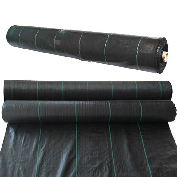 Garden Weed Barrier Fabric Landscape Weed Control Membrane Fabric 4FT x 150FT Ground Cover Barrier Block Mat