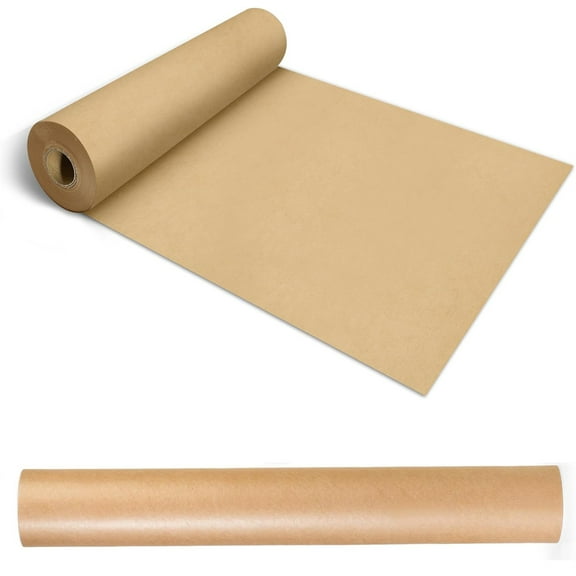 Garden Weed Control Fabric,Bexikou 1.25 x 33Ft Paper Weed Barrier,Heavy Duty Garden Paper Weed Control Barrier Weed Grass Blocker for Outdoor Garden Lawn