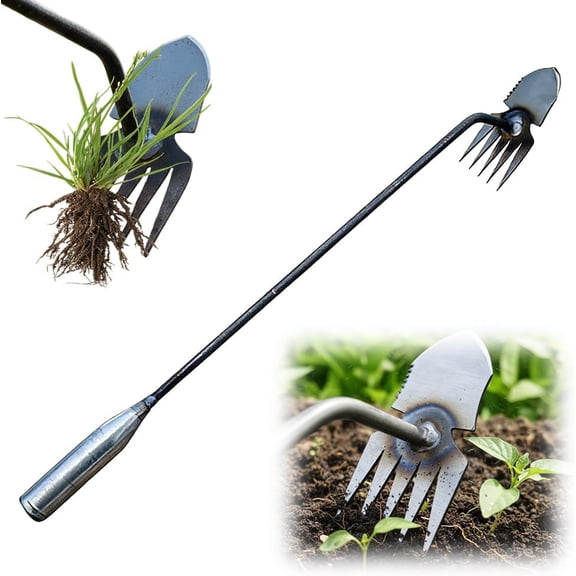 Garden Weed Pulling Tool Uprooting, 2026 Upgrade Portable Gardening Weeding Tool, Weed Remover Tool, Hand Weeder for Vegetable Gardening Backyard Farm Planting & Uprooting Weeding Tool