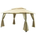 thumbnail image 1 of Garden Winds 10’ x 13’ RipLock Canopy Gazebo, Water Resistant, 1 of 6