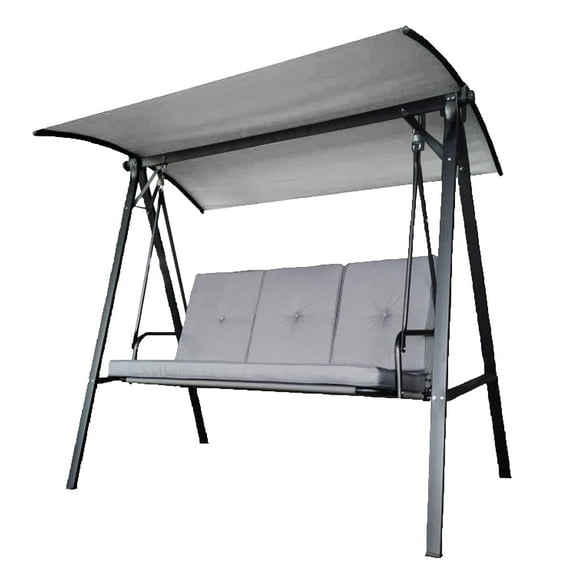 Garden Winds 350D x 350D Slate Gray Top Cover Outdoor Canopy, Water Resistant UPF 50+