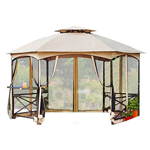 Garden Winds Crossman Hexagon Gazebo Replacement Canopy Top