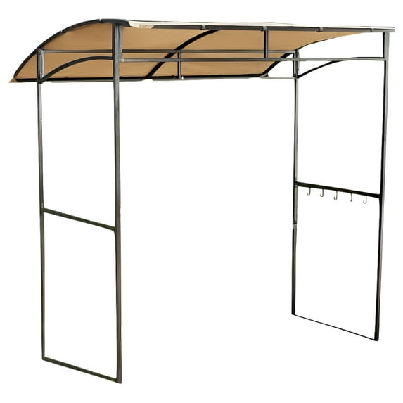 Garden Winds Curved Grill Shelter Gazebo Top Replacement Canopy - Riplock 350
