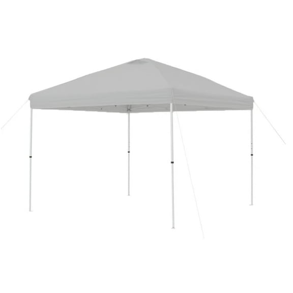 Garden Winds Custom Fit Replacement Canopy Top Cover Compatible with The 30957, WMT-1010NPC 10' x 10' Simple Push Instant Pop Up- Upgraded Performance RipLock 350 Fabric - Slate Gray