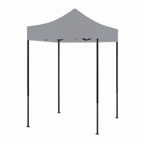 Garden Winds Custom Fit Replacement Canopy Top Cover Compatible with The American Phoenix 11903 5 x 5 Pop Up - Upgraded Performance Riplock 350 Fabric - Slate Gray
